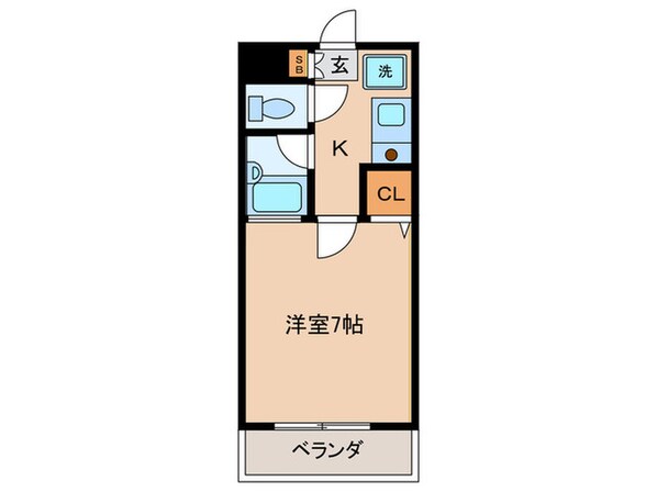 ハ－トフル野中Ⅱの物件間取画像